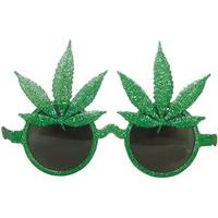 party glasses plant leaf green