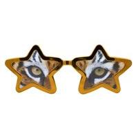 Party Glasses Tiger Eyes Starshape XXL