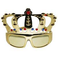 Party Glasses Crown Gold