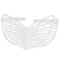 Party Glasses Shaped Butterfly White