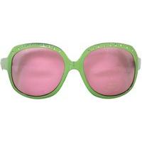 Party Glasses Large Green With Pink Lens