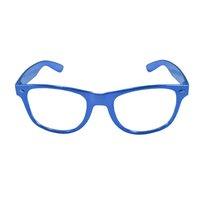 party glasses bb metallic blue