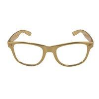 party glasses bb metallic gold