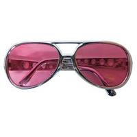 Party Glasses Elvis Silver Frames Asst