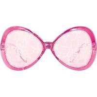 Party Glasses Lace White On Pink