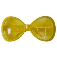 party glasses large yellow