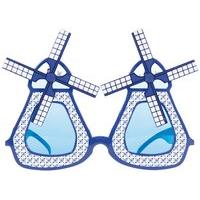 Party Glasses Windmill Blue