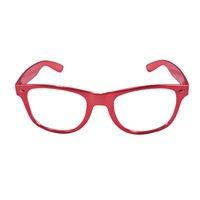 party glasses bb metallic red