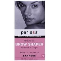 parissa brow shaper mini wax strips