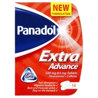 Panadol Extra Advance 500mg/65mg Tablets 14 Tablets