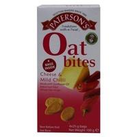 Paterson Quality Scottish Bake Oat Bites - Cheese & Chilli ((25gx4) x 8)