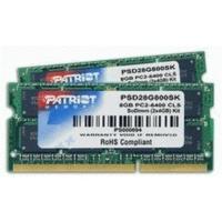 patriot signature 8gb kit so dimm ddr2 pc2 6400 cl6 psd28g800sk