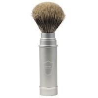 Parker Safety Razor Full Size Pure Badger Hair Collapsible Travel Shaving Brush