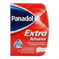 panadol extra advance 14 tablets compack