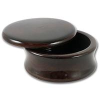 Parker Safety RazorHand Made Dark Wood Shaving Bowl