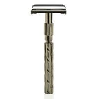 Parker Safety Razor 22R Interceptor Gunmetal Chrome Safety Razor