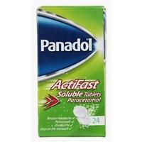 Panadol Actifast Soluble Tablets 24 Tablets