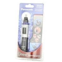 Panasonic ER-GN30 Nose, Ear and Facial Hair Trimmer (Wet/Dry with Vortex Cleaning System) - Black