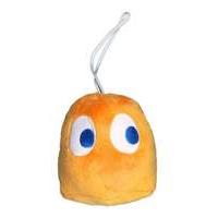 pac man collectable plush toy clyde orange 10cm
