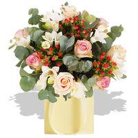 Pastel Rose Gift Bag - flowers