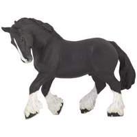 Papo Shire Horse Stallion Black Toy Figure