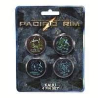 Pacific Rim Pin Set 4 Piece Kaiju