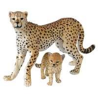 papo animal toy figurines cheetah and cub