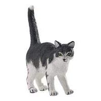 papo cat figure blackwhite