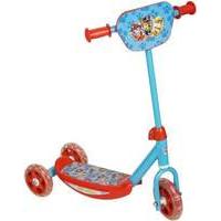 paw patrol 3wheel scooter with front plate