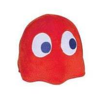 pac man ghost plush with sound 8 inch assorted 3 red 3 blue gadget