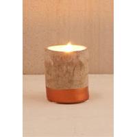 Paddywax Bergamot Small Concrete Candle, COPPER