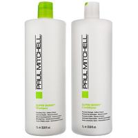 Paul Mitchell Smoothing Super Skinny Daily Shampoo 1000ml and Super Skinny Daily Treatment 1000ml