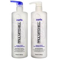 Paul Mitchell Curls Spring Loaded Frizz-Fighting Shampoo 710ml and Spring Loaded Frizz-Fighting Conditioner 710ml