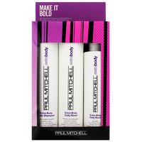 Paul Mitchell Extra Body Make It Bold - Daily Shampoo 300ml, Daily Rinse 300ml and Daily Boost 250ml