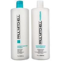 Paul Mitchell Moisture Instant Moisture Daily Shampoo 1000ml and Instant Moisture Daily Treatment 1000ml