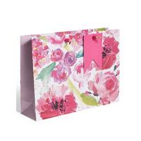 Painted Floral Large Gift Bag
