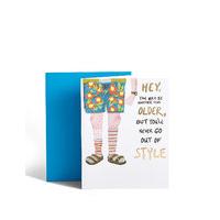 Patterned Shorts Birthday Card