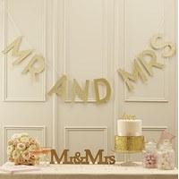 pastel perfection mr and mrs sparkling bunting