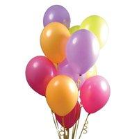 Pack Of 50 Assorted Colours Party Balloons, Latex
