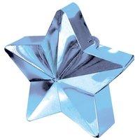 pale blue star balloon weight