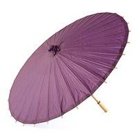Paper Parasol with Bamboo Boning - Purple