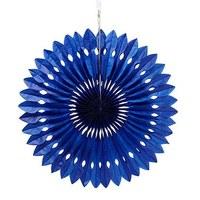 Paper Pinwheel Decor - Royal Blue