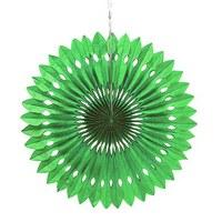 Paper Pinwheel Decor - Green