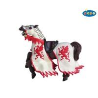 Papo Red Dragon King Horse Figurine