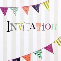 party invitation cards 6 pack