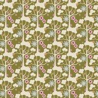 Pardon My Garden Wild Garden Green Fat Quarter by Groves 375325