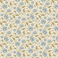 Pardon My Garden Ahlia Teal Fat Quarter by Groves 375331