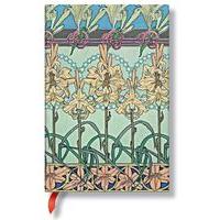 paperblanks mucha tiger lily mini multi lined journal