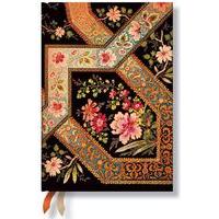 PaperBlanks Filigree Floral Ebony Midi Horz 2015-16 18m Diary