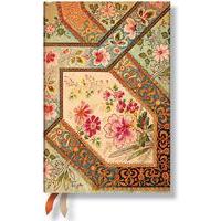 PaperBlanks Filigree Floral Ivory Mini Horz 2015-16 18m Diary